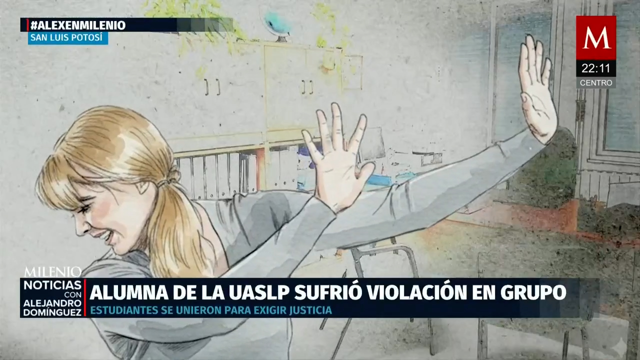Estudiantes de la UASLP protestan por nuevo caso de acoso y acusan encubrimiento de autoridades