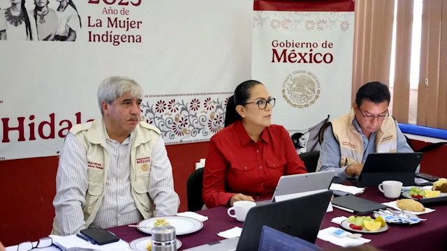 Evalúan avances del Censo Bienestar en Hidalgo; familias afectadas recibirán 20 mil pesos