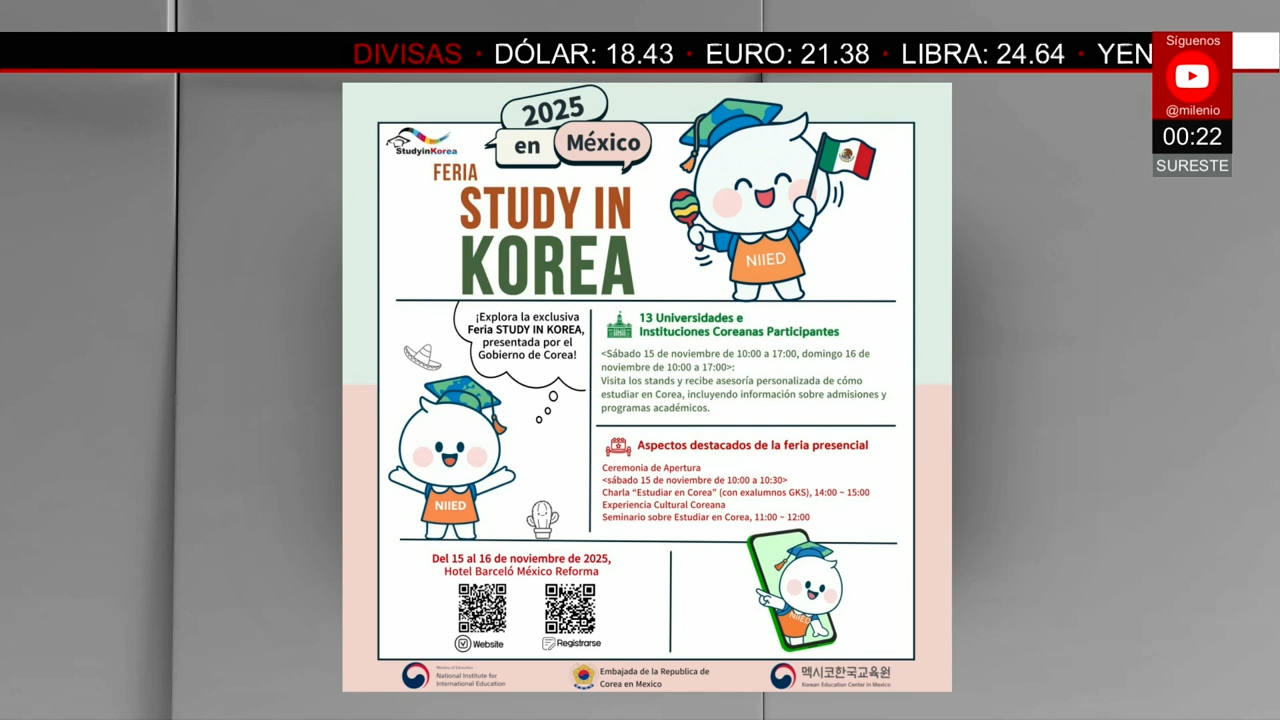 Feria Study en Corea México 2025 invita a jóvenes a estudiar en universidades coreanas