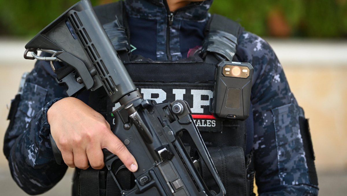 Imagen de una agente de las Fuerzas Pakal de Chiapas | Especial