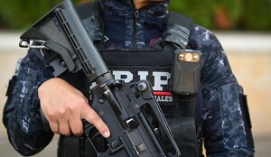 Imagen de una agente de las Fuerzas Pakal de Chiapas
