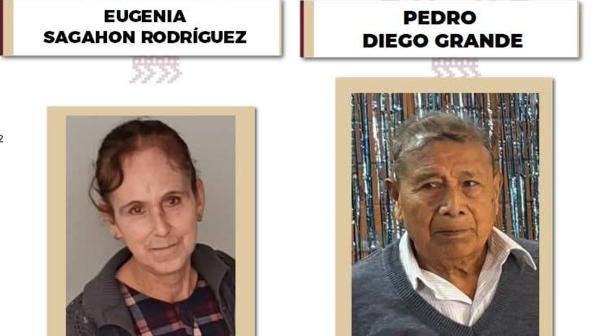 Eugenia Sagahon y Pedro Diego fueron vistos por última vez en Tianguistengo tras las lluvias que afectaron la región.