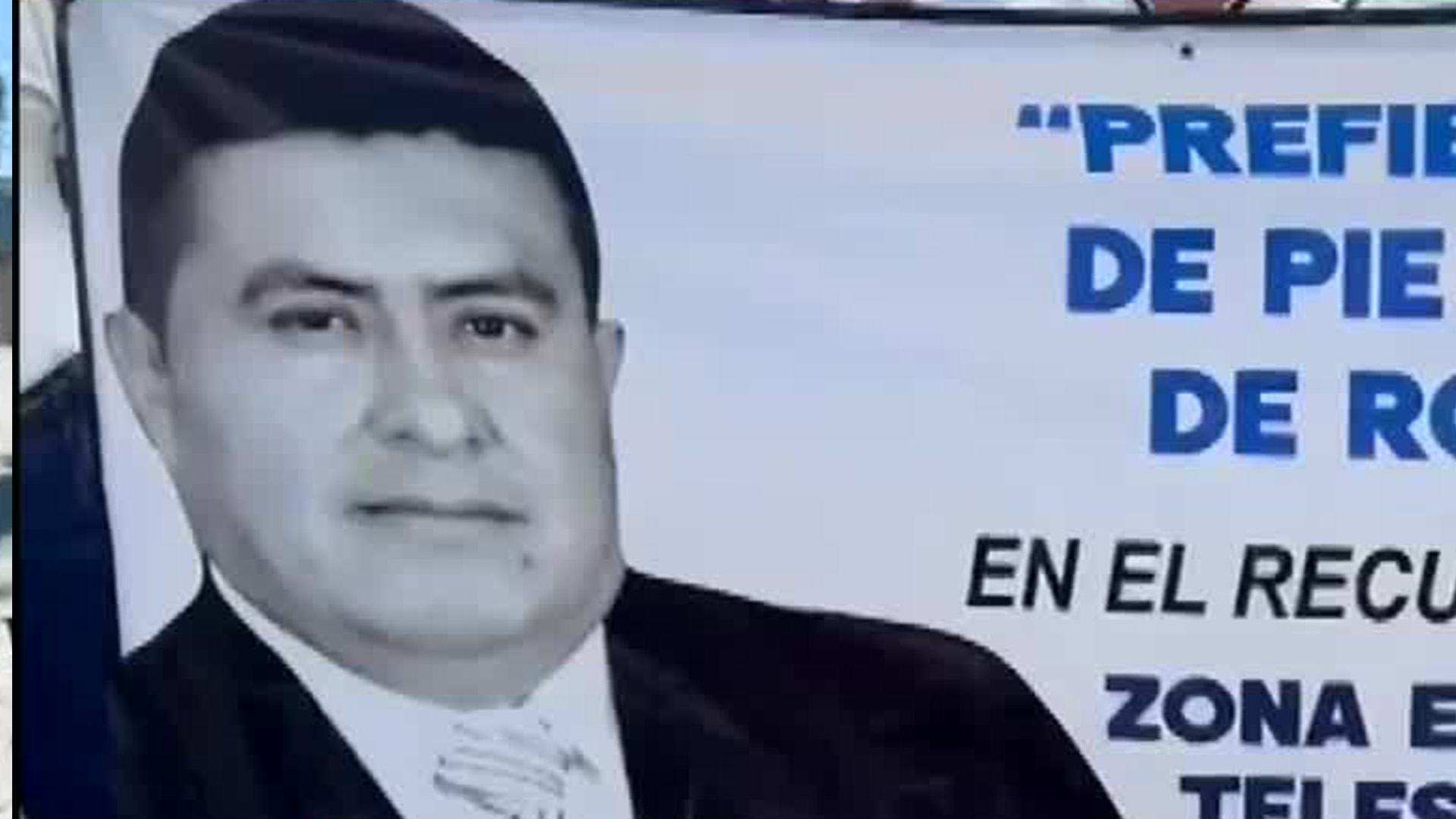 Marcha en Chicomuselo por el profesor Artemio, asesinado por la lucha contra el crimen organizado
