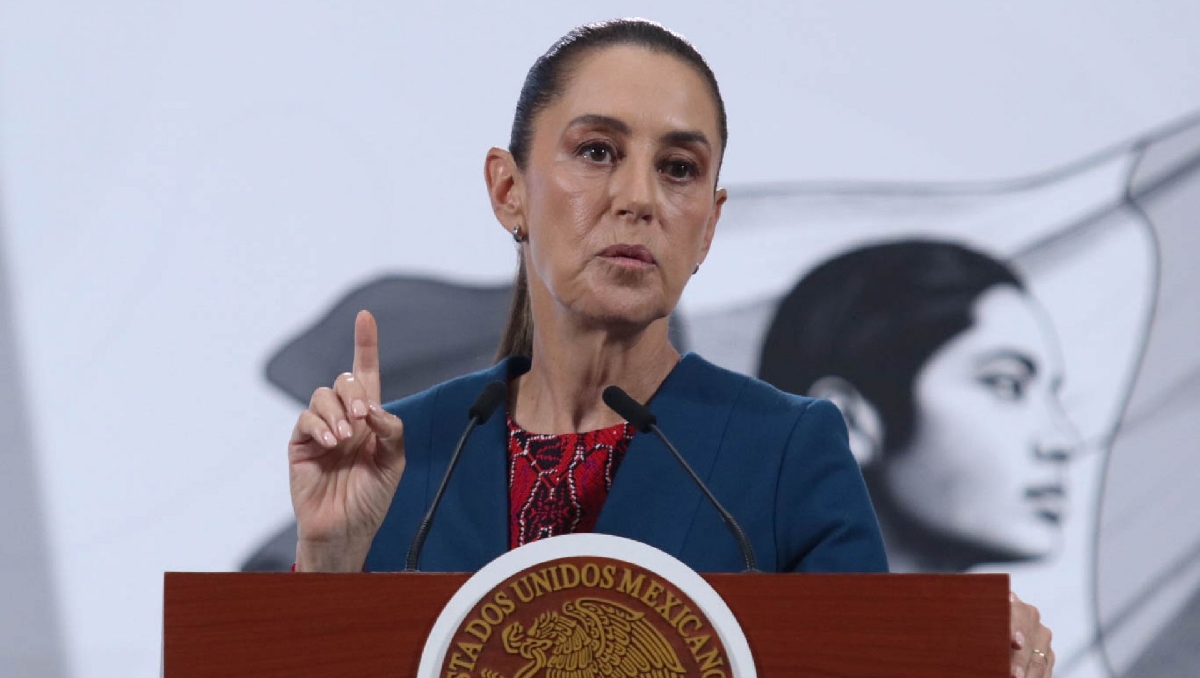La Presidenta en su conferencia de prensa del 22 de octubre en Palacio Nacional. | Cuartoscuro