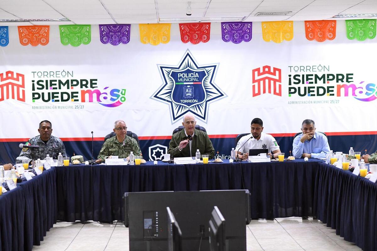 Trigésima novena reunión semanal de seguridad en Torreón. | Especial