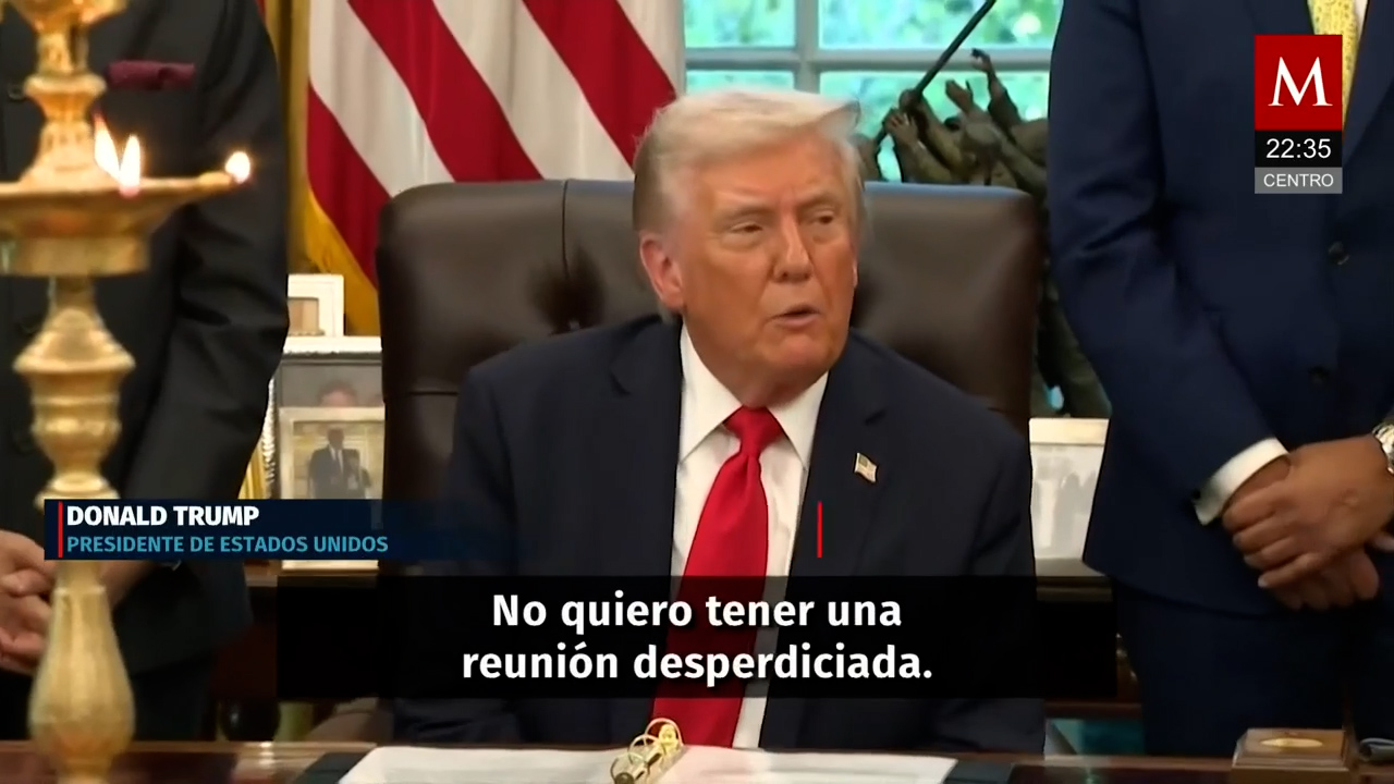 Trump suspende reunión con Putin en Budapest por posibles pérdidas de tiempo