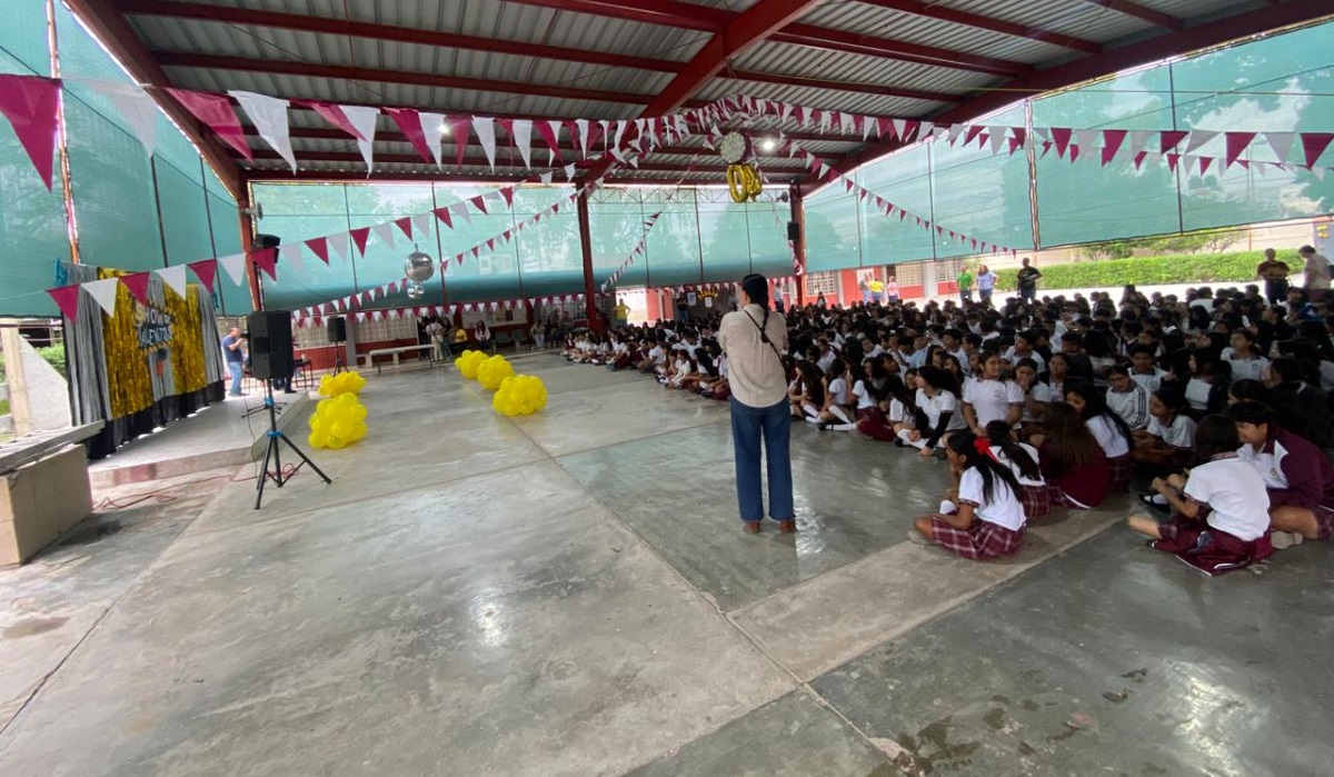 Actualmente son 900 estudiantes quienes  conforman la comunidad escolar. (cortesía)