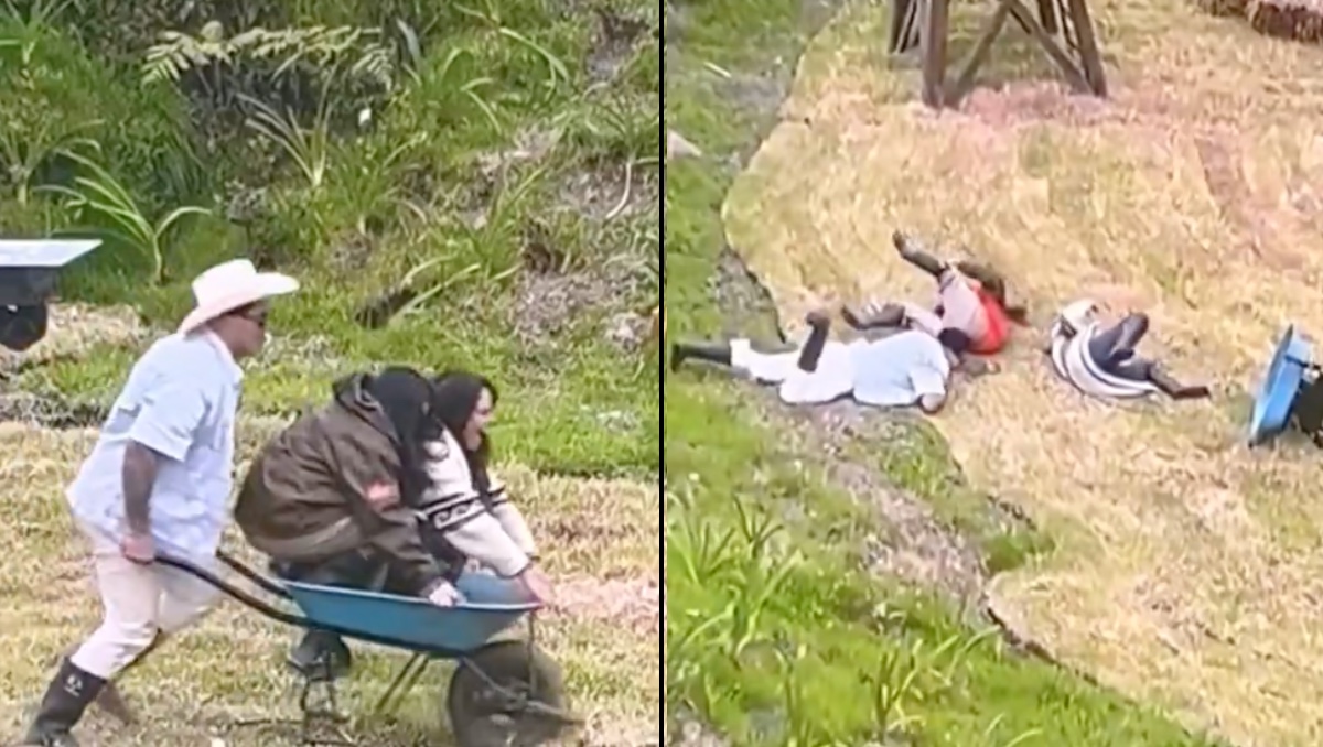 La Bea, Jawy y Fabiola Campomanes sufren diferida caída de una carreta | ESPECIAL