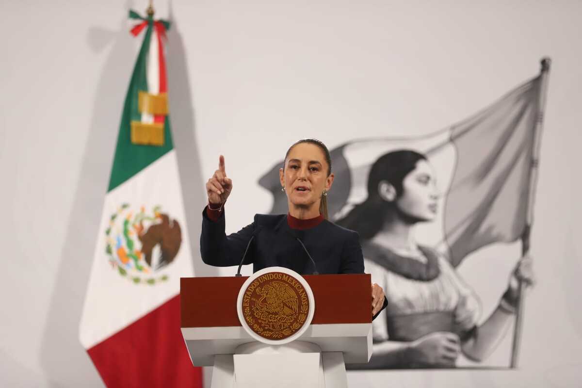 Claudia Sheinbaum dijo que su gobierno ha trabajado sin renunciar a los principios de soberanía | Javier Ríos