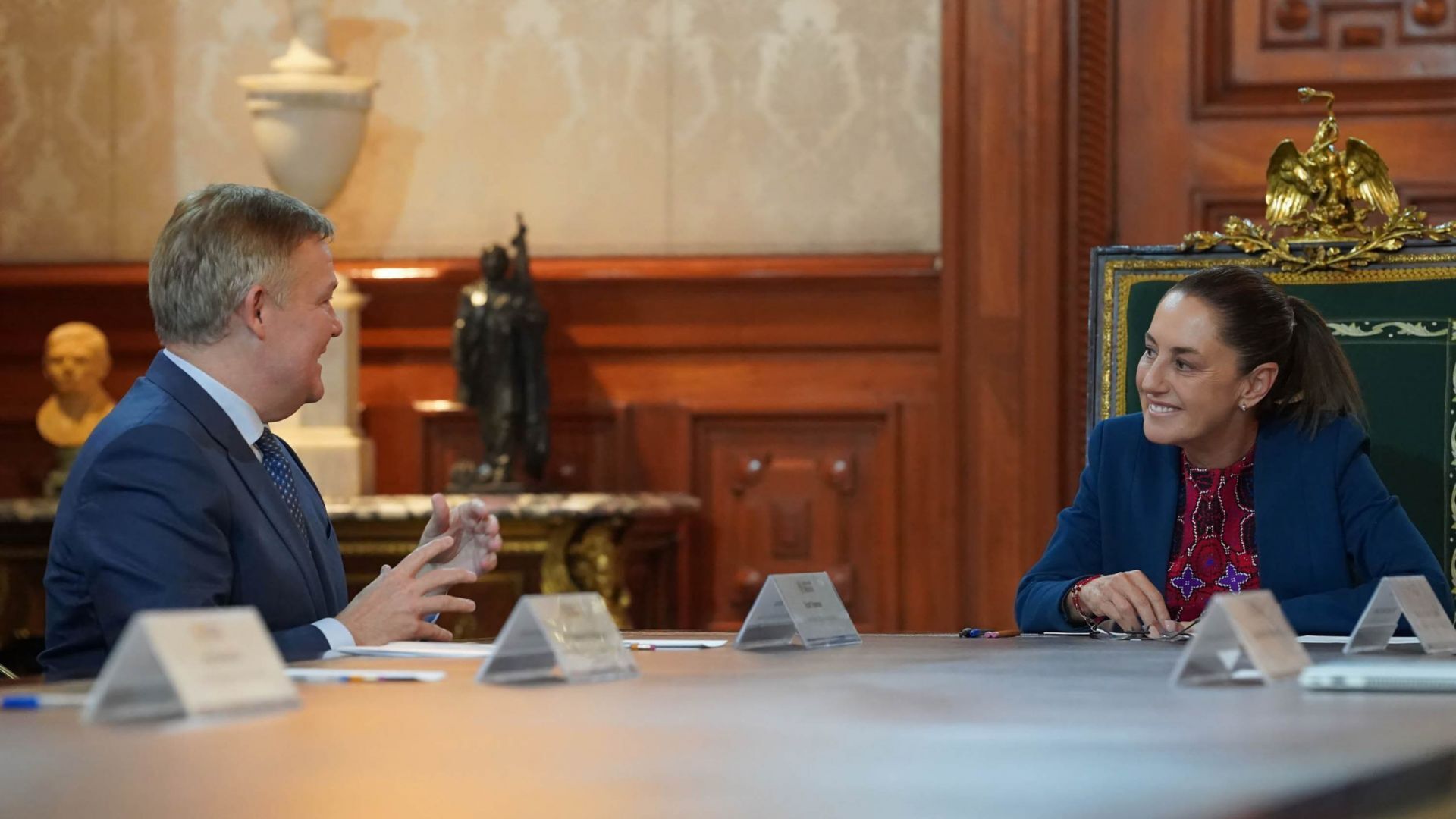 ¿Qué fue lo que diálogo Sheinbaum y el CEO de Scotiabank en Palacio Nacional?