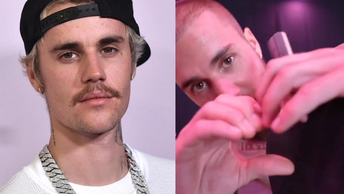 Justin Bieber durante su primer stream en Twitch, mostrando su faceta más relajada y cercana a los fans.