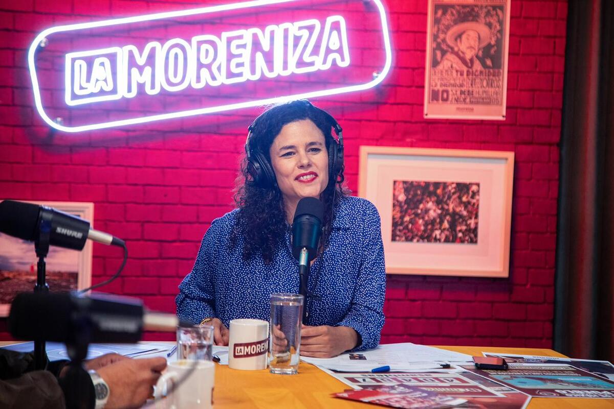 Luisa María Alcalde, presidenta nacional de Morena. | Especial