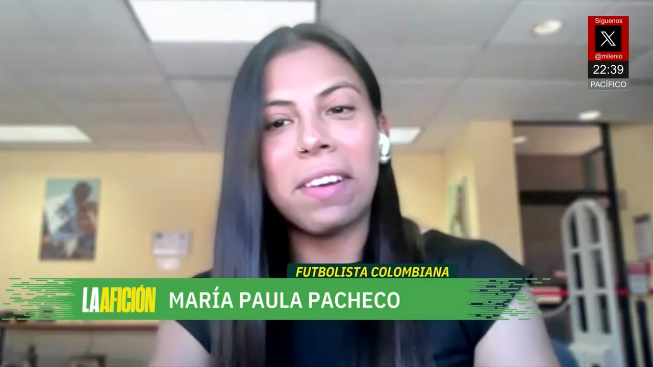María Paula Pacheco, una joven promesa del fútbol colombiano