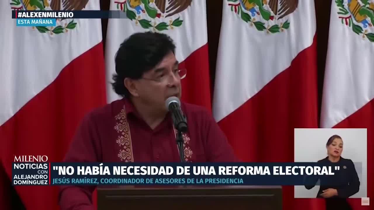 No había necesidad de reforma electoral: Jesús Ramírez | Alejandro Domínguez, 22 de octubre de 2025