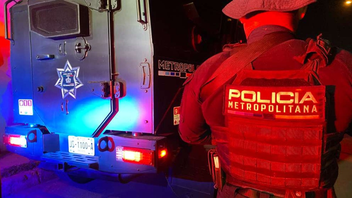 Policía Metropolitana logra detención en El Salto, Jalisco (Cortesía)