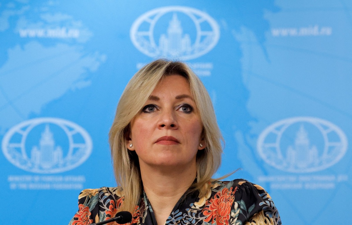 La portavoz del Ministerio de Exteriores ruso, Maria Zajárova, asiste a una rueda de prensa en Moscú, Rusia. | Reuters