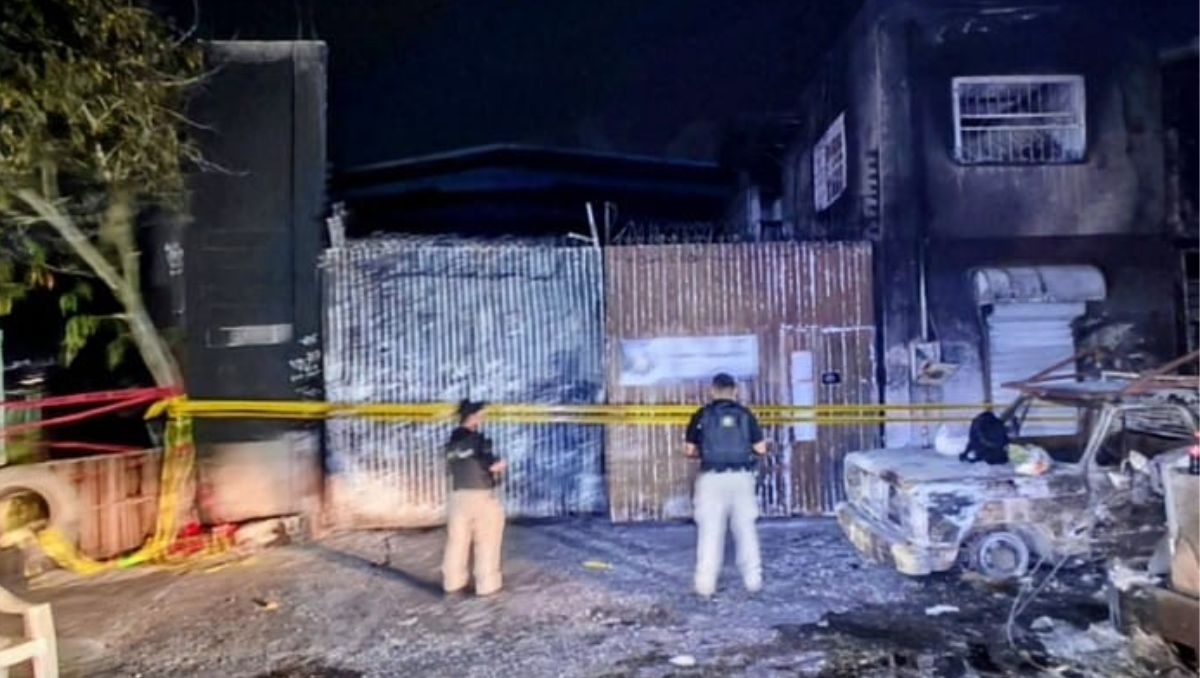 Tras el siniestro el taller fue inspeccionado y resguardado por autoridades. | Especial