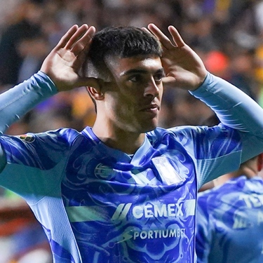 Tigres superó a Pachuca en la jornada doble de la Liga MX gracias a dos golazos cortesía de Lainez y Brunetta