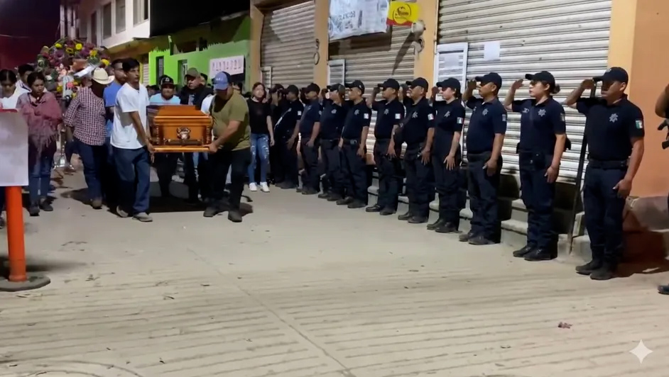 Vecinos y familiares despiden a Miguel Bahena, alcalde de Pisaflores asesinado