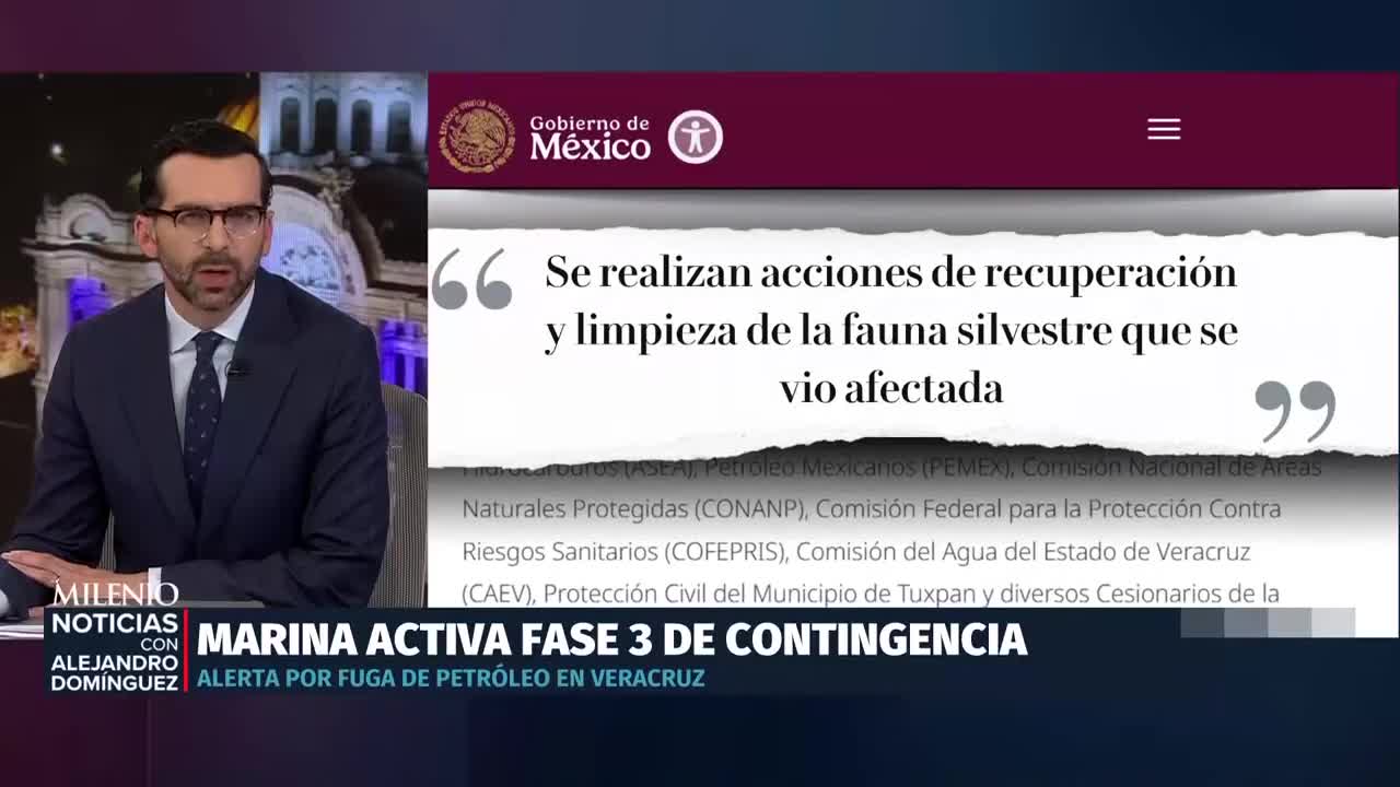 Activan fase 3 en río Pantepec de Veracruz por derrame | Alejandro Domínguez, 23 de octubre de 2025