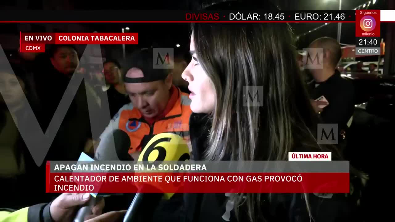 Atienden crisis de ansiedad tras incendio en restaurante en Monumento a la Revolución