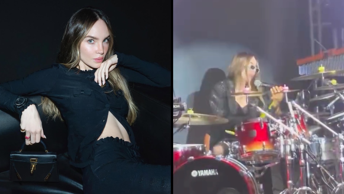Belinda sufre accidente al tocar la batería | ESPECIAL
