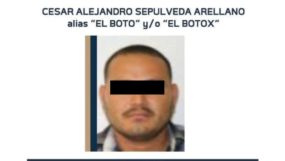 César Sepúlveda Arellano, alias 'El Bótox', presunto líder de Los Blancos de Troya | FGE Michoacán