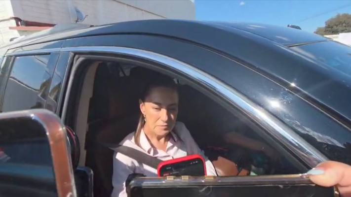 Claudia Sheinbaum en Pachuca. (Guadalupe Trejo)