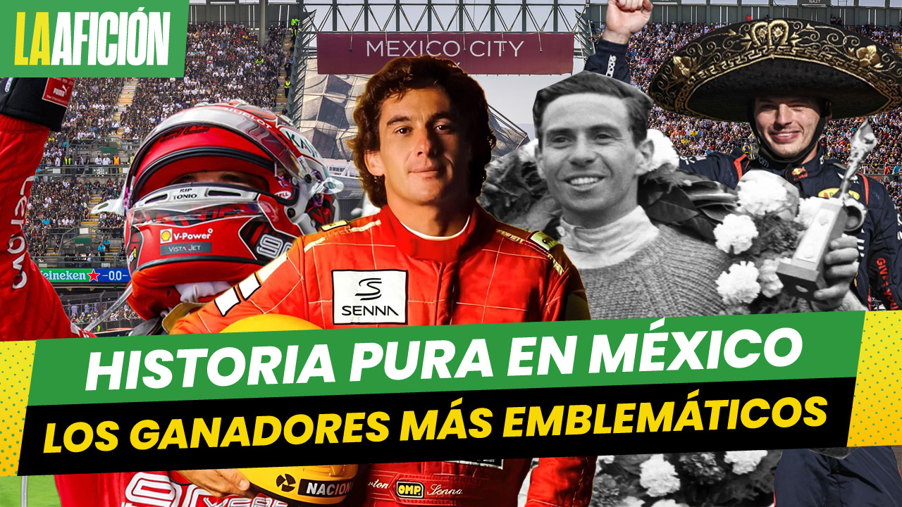 Estos son los ganadores más relevantes del Gran Premio de México en más 60 años de historia
