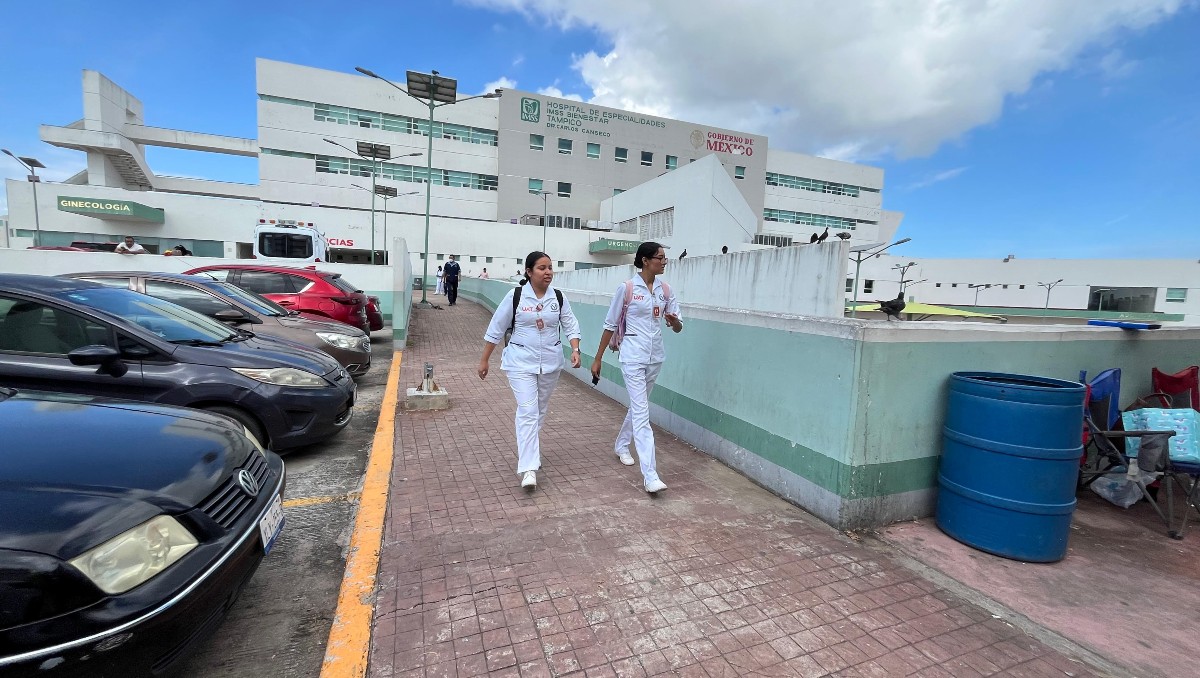 Incrementa demanda en el hospital “Dr. Carlos Canseco” de Tampico. (Yazmín Sánchez)