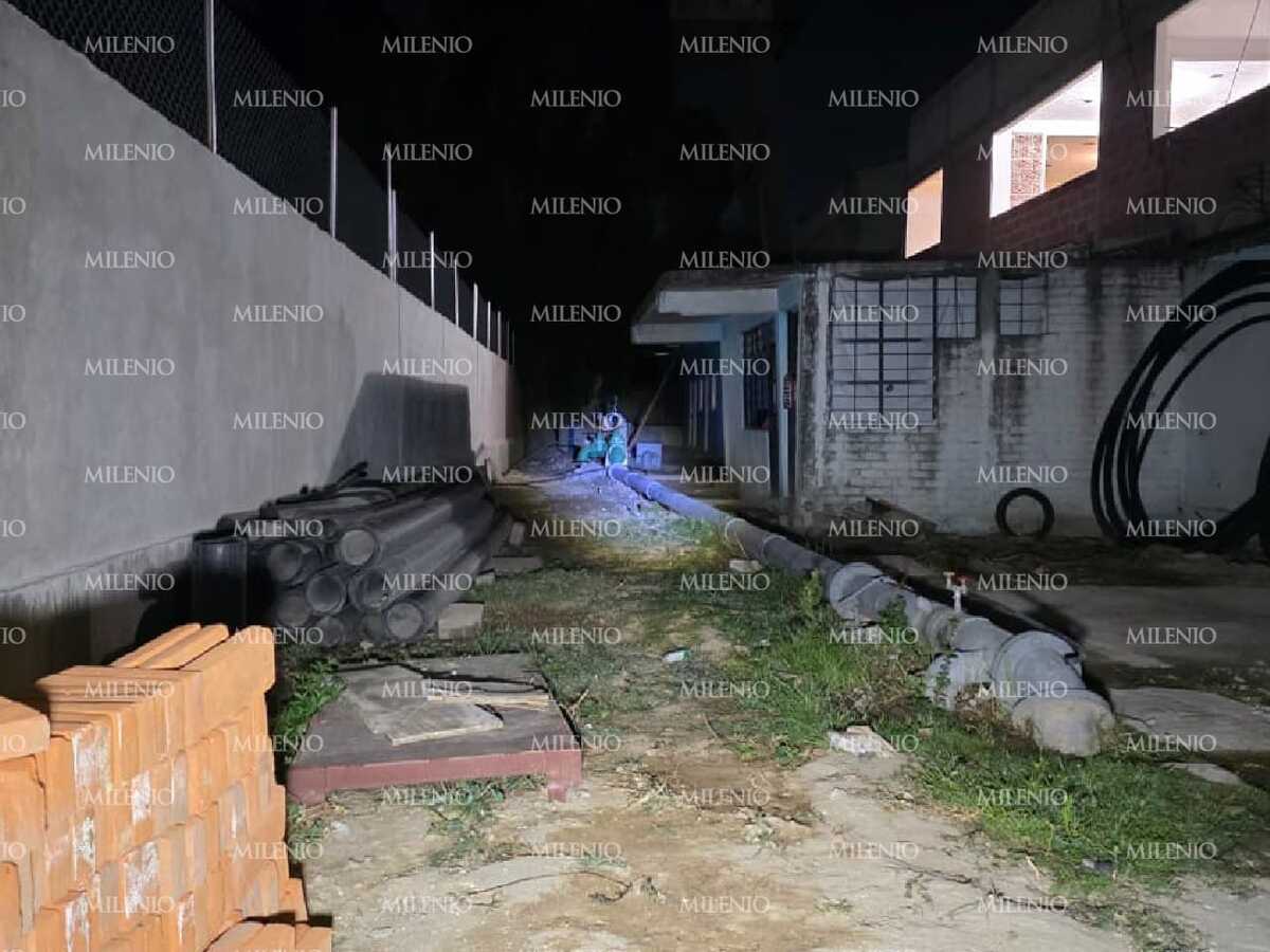 Interior de predio cateado por robo de agua. | Especial