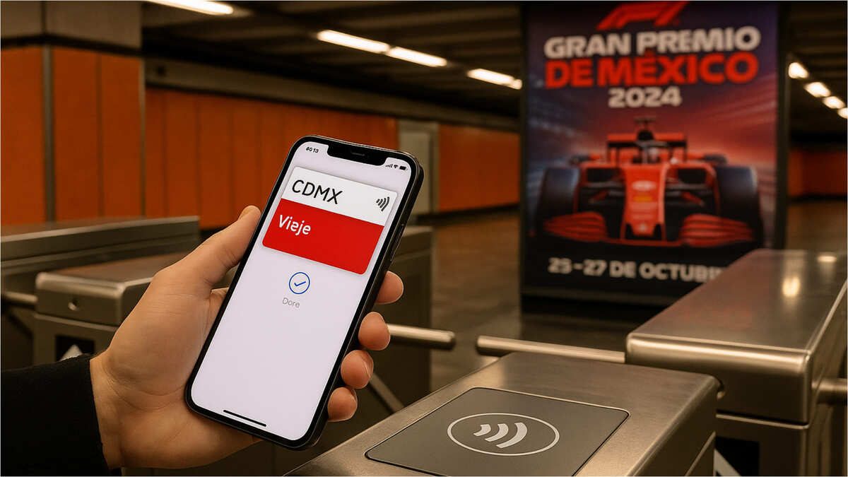 Tanto para ir a la F1 como para usar el Metro y MB, puedes pagar con Wallet de iPhone | IA Discover MILENIO