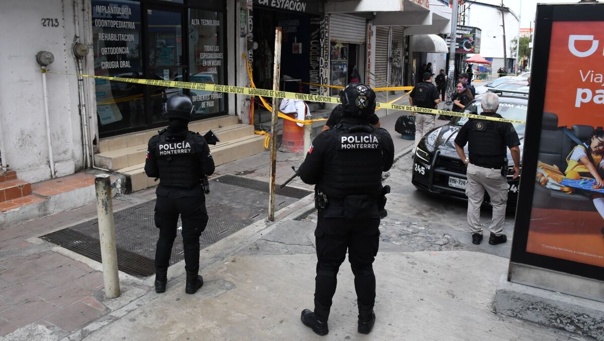 El operativo fue por parte de la AEI y la Policía de Monterrey. | Susana Paredes.