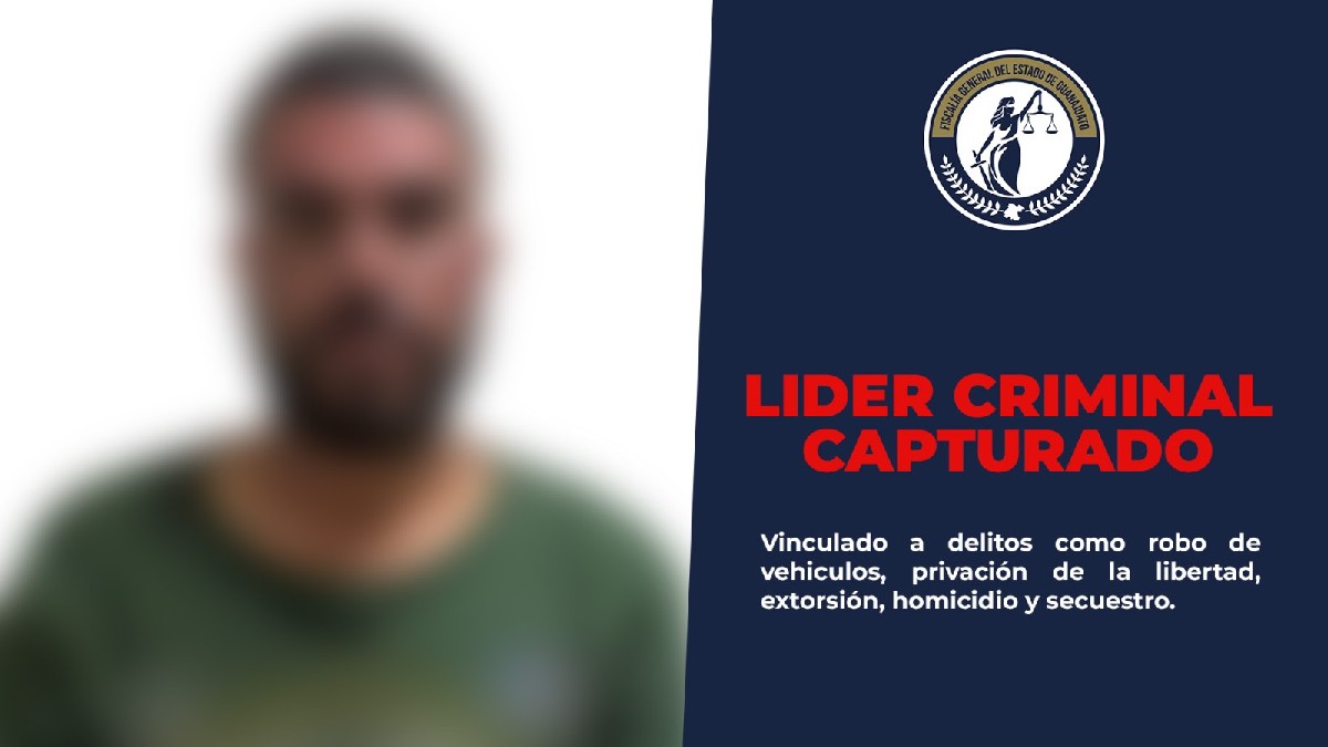 Víctor Guadalupe “N”, fue detenido por la Fiscalía General del estado de Guanajuato. Foto: Especial.