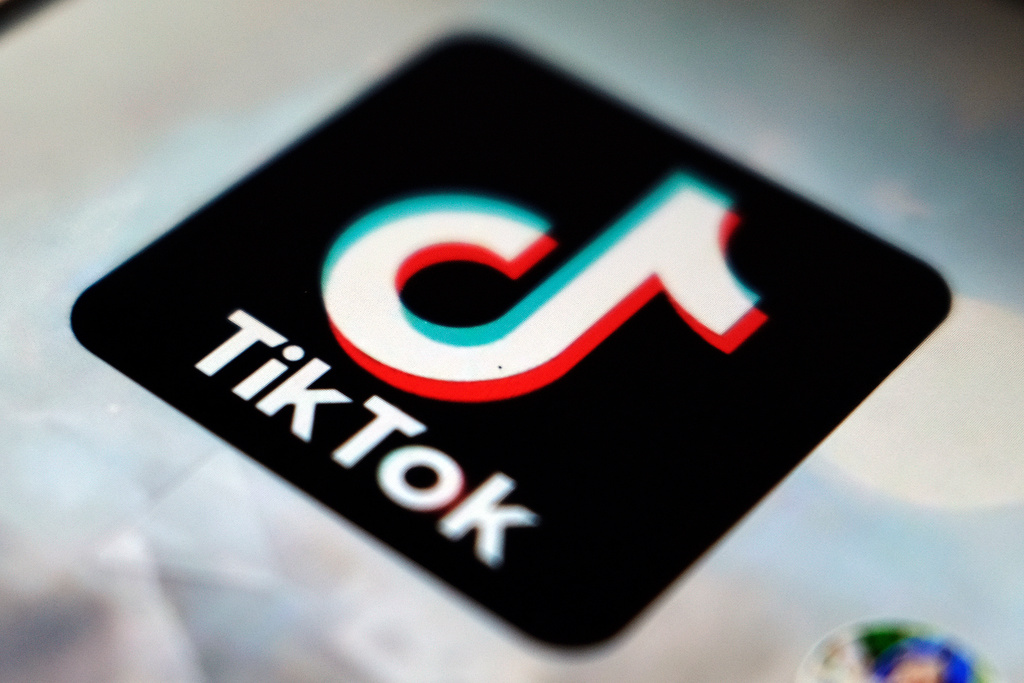 Vista del icono de la app de TikTok, en Tokio, Japón, el 28 de septiembre de 2020. (AP Foto/Kiichiro Sato, archivo)