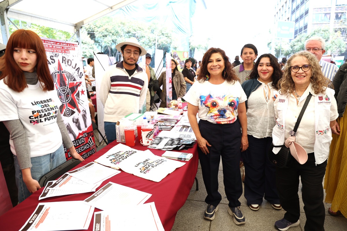 Brugada subrayó que su gobierno confía en los jóvenes para impulsar la transformación. (Foto: especial)