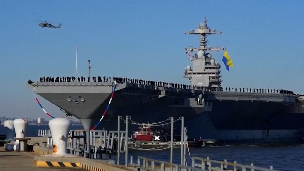 EE.UU. despliega portaaviones en el Caribe ante tensión con Venezuela
