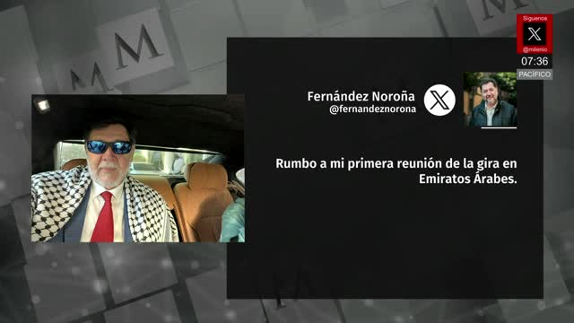 Fernández Noroña comparte imágenes y mensaje sobre su gira por Palestina