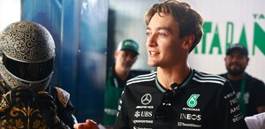 Así fue como George Russell pasó desapercibido entre el público del GP de México