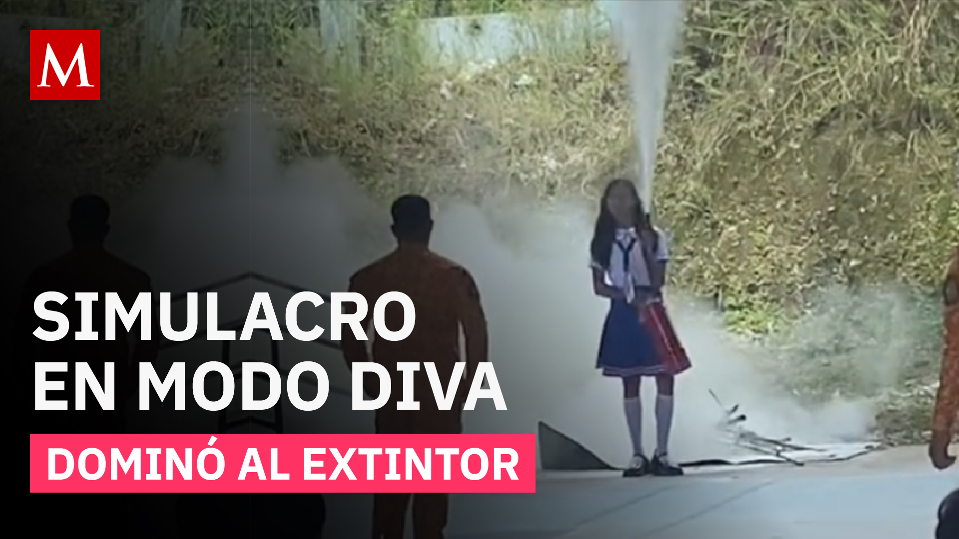 Joven apaga incendio escolar con estilo y se vuelve viral