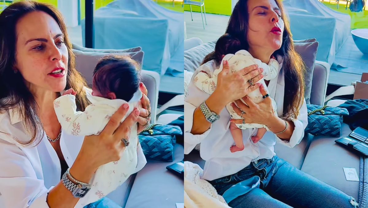 Kate del Castillo generó opiniones divididas en redes tras "adoptar" a Lupita, una bebé reborn que le fue obsequiada por su cumpleaños.
