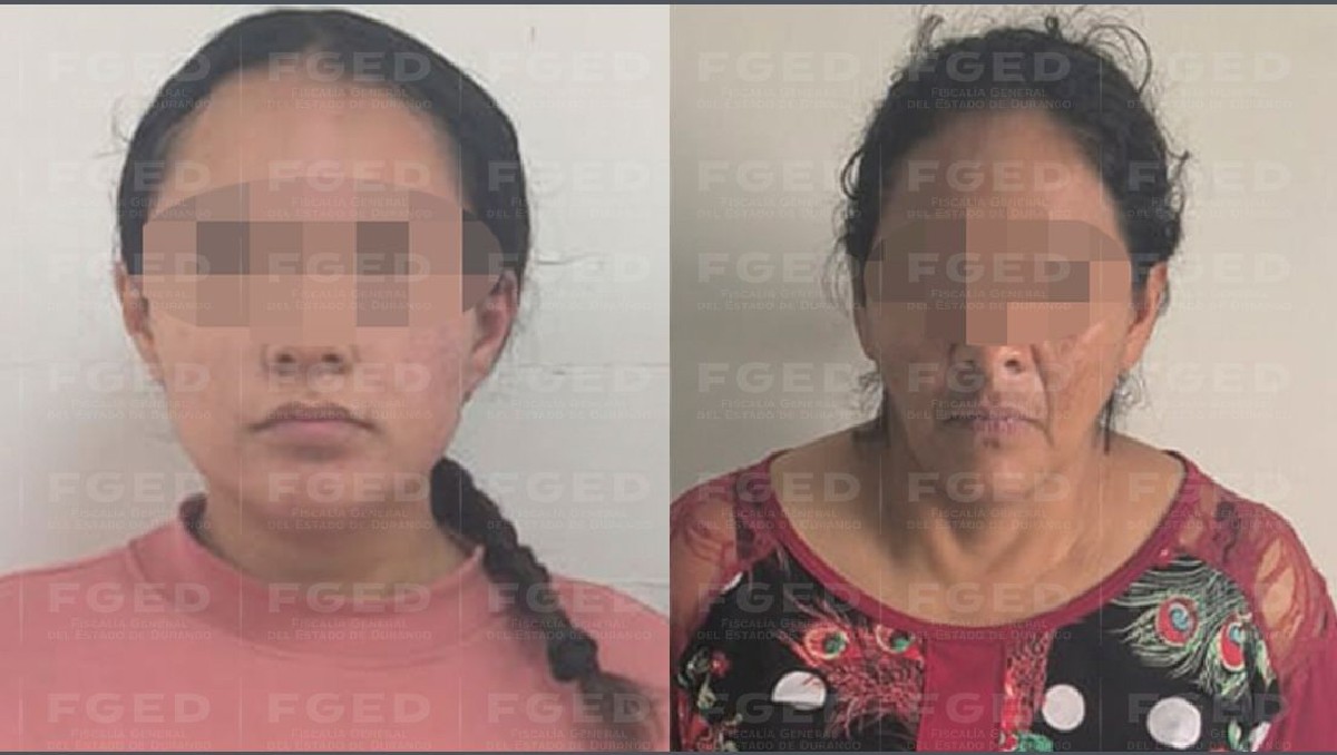 Las mujeres fueron detenidas por la Fiscalía de Durango, informó la titular Sonia Yadira de la Garza. | Especial