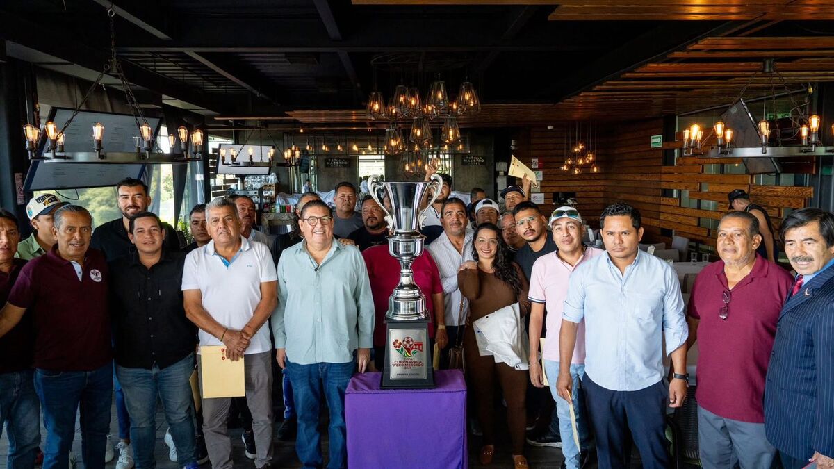 Víctor Mercado en el arranque de la Copa Cuernavaca Wero Mercado 2025. | Especial