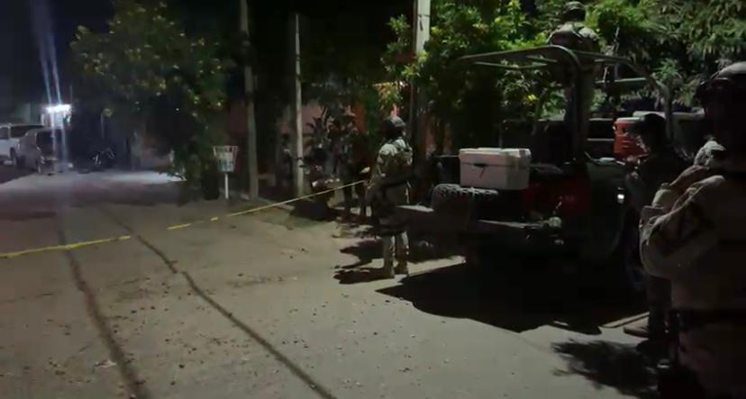 Zona acordonada por autoridades tras homicidios. | Especial