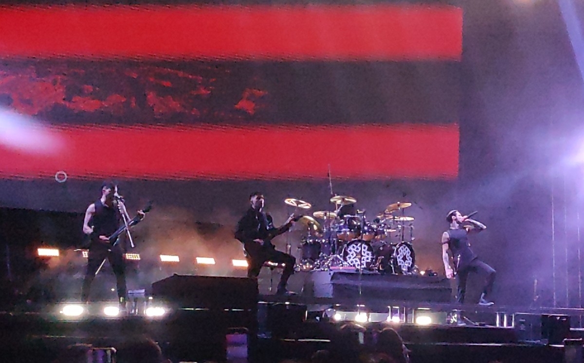La banda de Andy Biersack cerró el festival. Foto: Omar Pardavé