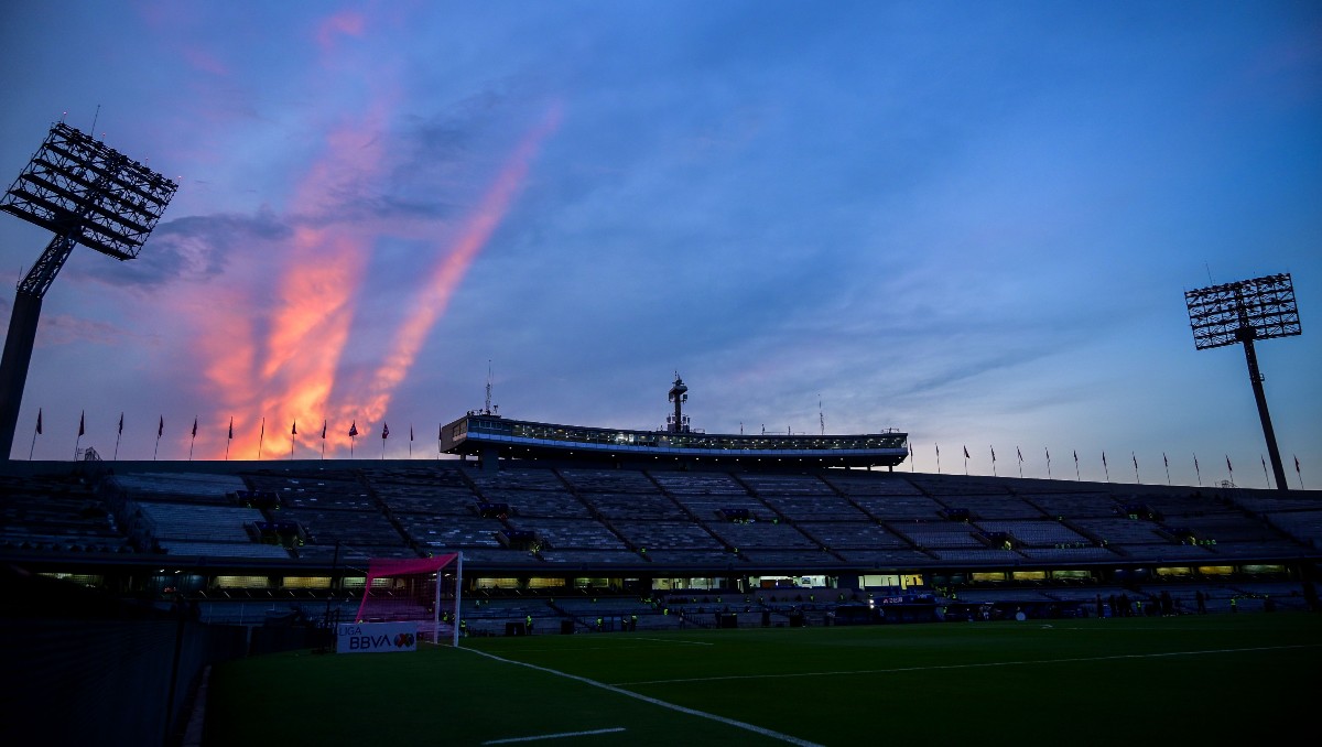 Estadio Olímpico Universitario previo al arranque del Cruz Azul vs Monterrey en la Liga MX (Imago7)