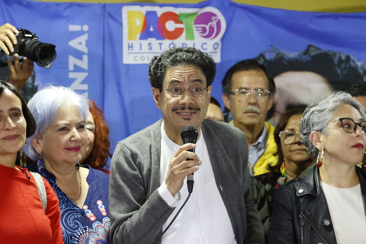 Iván Cepeda ganó la consulta interna del Pacto Histórico. | EFE
