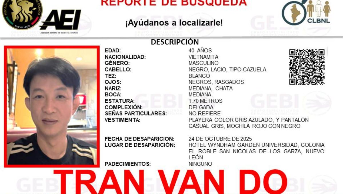 Las autoridades no han detallado cómo ocurrió su desaparición | Especial