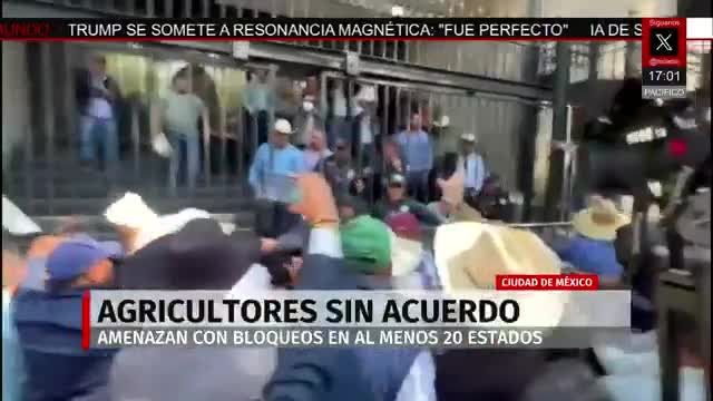 Agricultores no llegan a ningún acuerdo con el gobierno | Rodrigo Rico, 27 de octubre de 2025