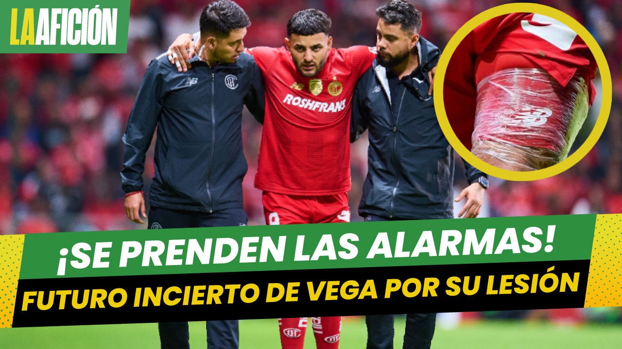 ¡Alarma para Toluca y el Tri! Alexis Vega se lesionó y salió llorando; Mohamed confirma su baja